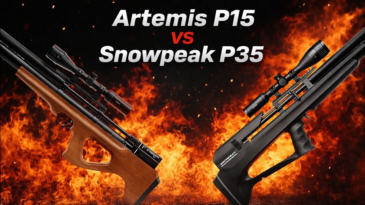 artemis p15 და snowpeak p35. დატესტვა slug ტყვიებზე