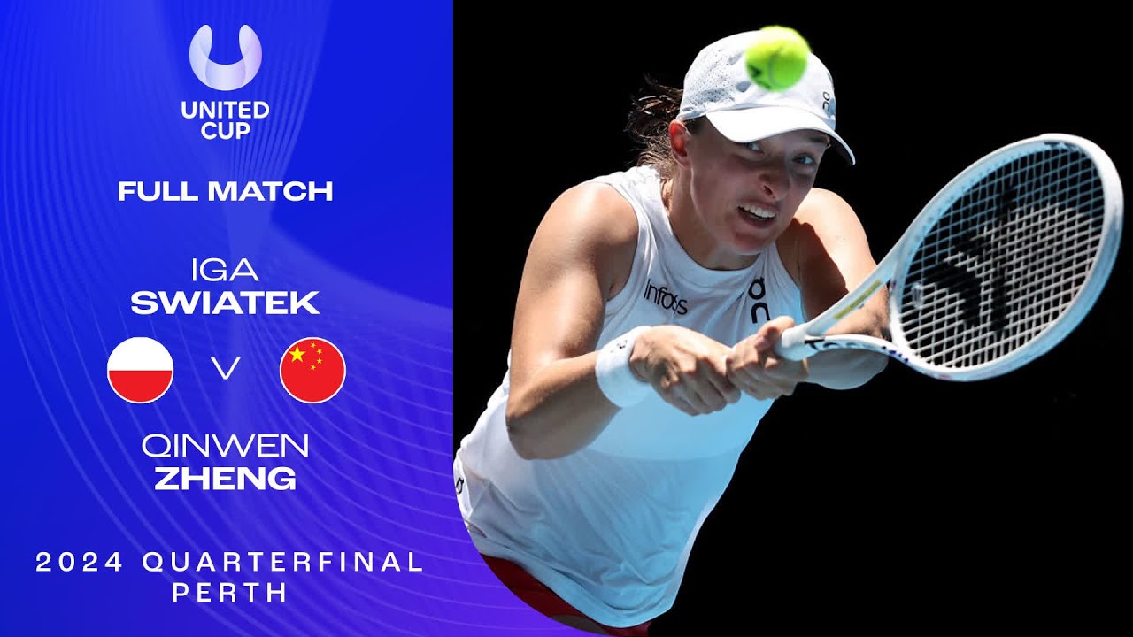 Iga Swiatek v Qinwen Zheng Full Match| United Cup 2024 Quarterfinal