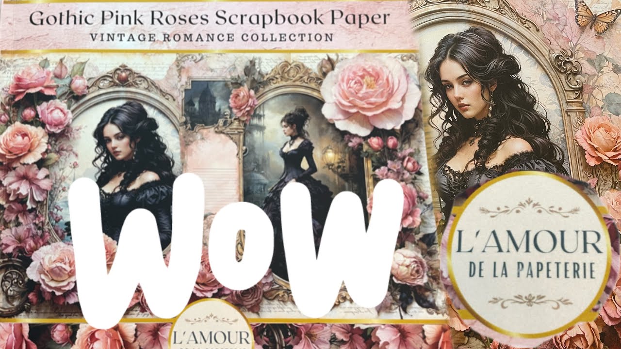 #haul #gothic #scrapbooking ❤️ Oh wie wundervoll ❤️ Collagenbuch ❤️ mit Beispiel 🤩