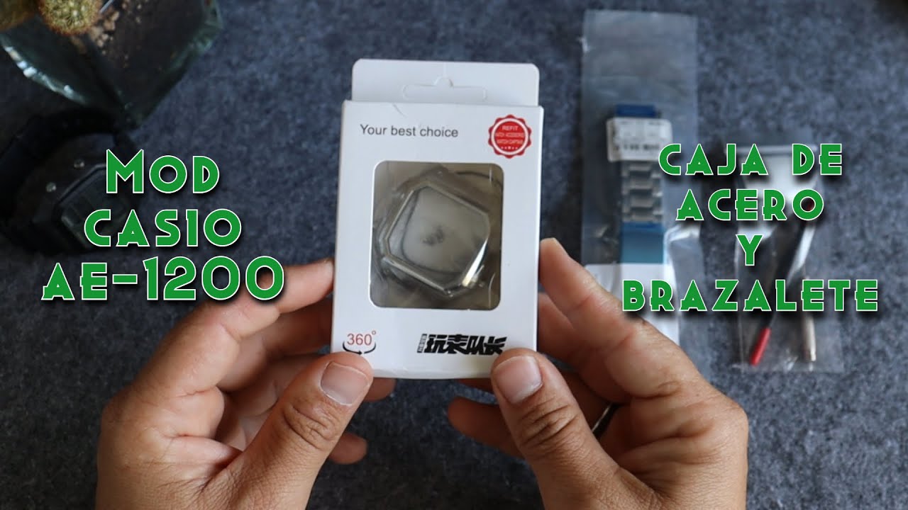 Kit Acero para Casio AE-1200 Casino Royale - NO COMPRES el brazalete!