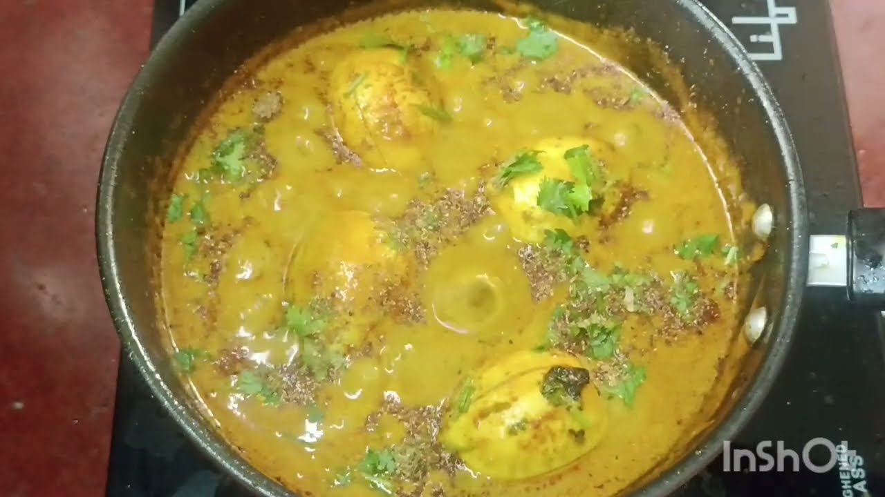 Egg curry in my style 🥚🥚 #eggrecipe #telugurecipes #egg #youtubevideo #cooking 