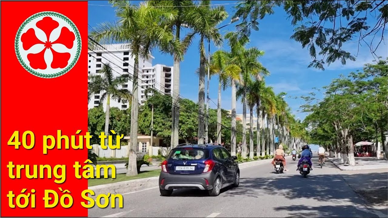 HVD street walking daytime : Hải Phòng 40 phút từ trung tâm ra tới Đồ Sơn | HVD