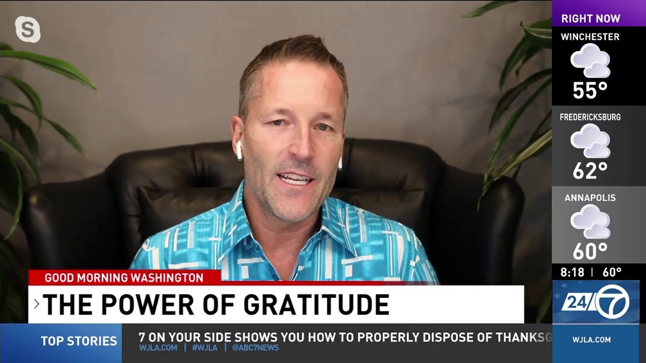 The Power Of Gratitude In Difficult Times with Dr Dain Heer on Good Morning Washington