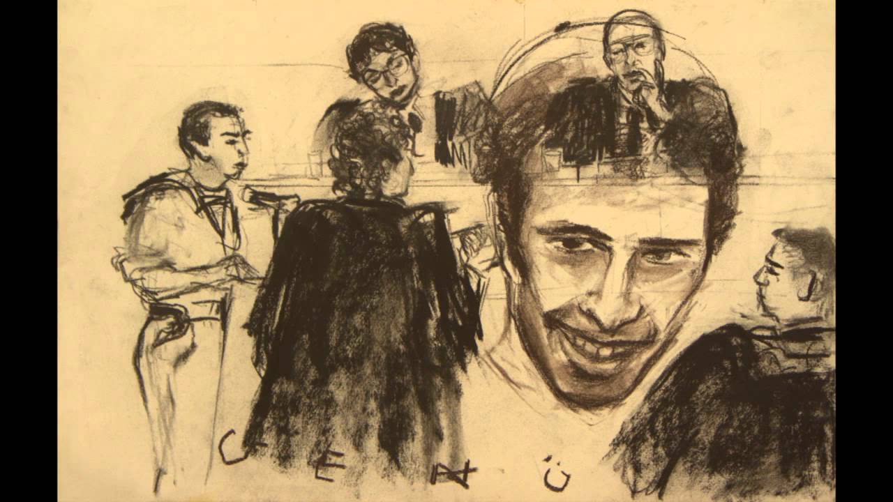 Sketches of Yigal Amir trial reveal a murderer's smile