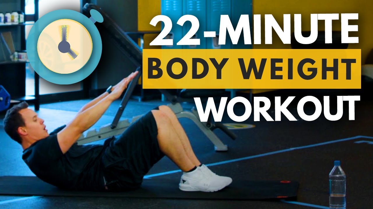 22-Minute At-Home Bodyweight Workout (OVER 60)