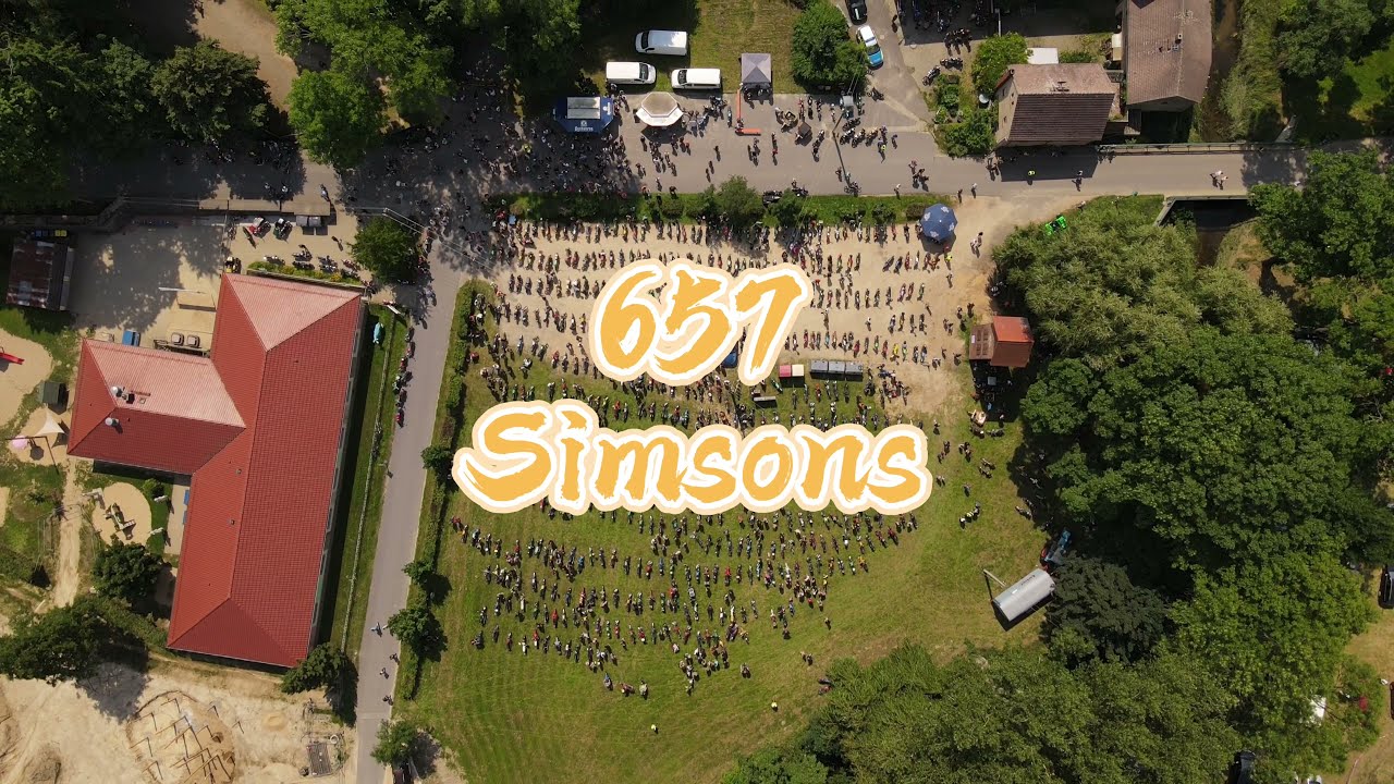 15.Mopedausfahrt in Görlitz/unglaubliche 657 Simsons #4K#DrohnShot#