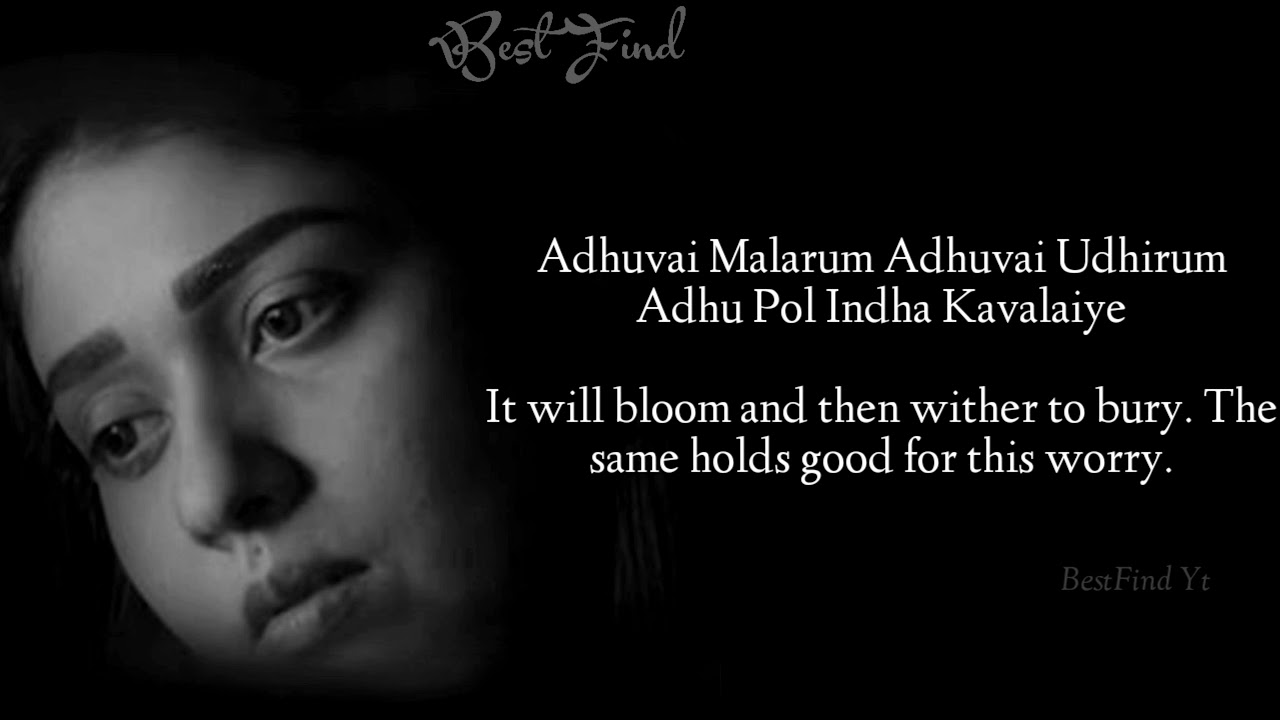 Idhuvum Kadandhu Pogum | English Translation | Sid Sriram | Nayanthara,Vignesh shivan.