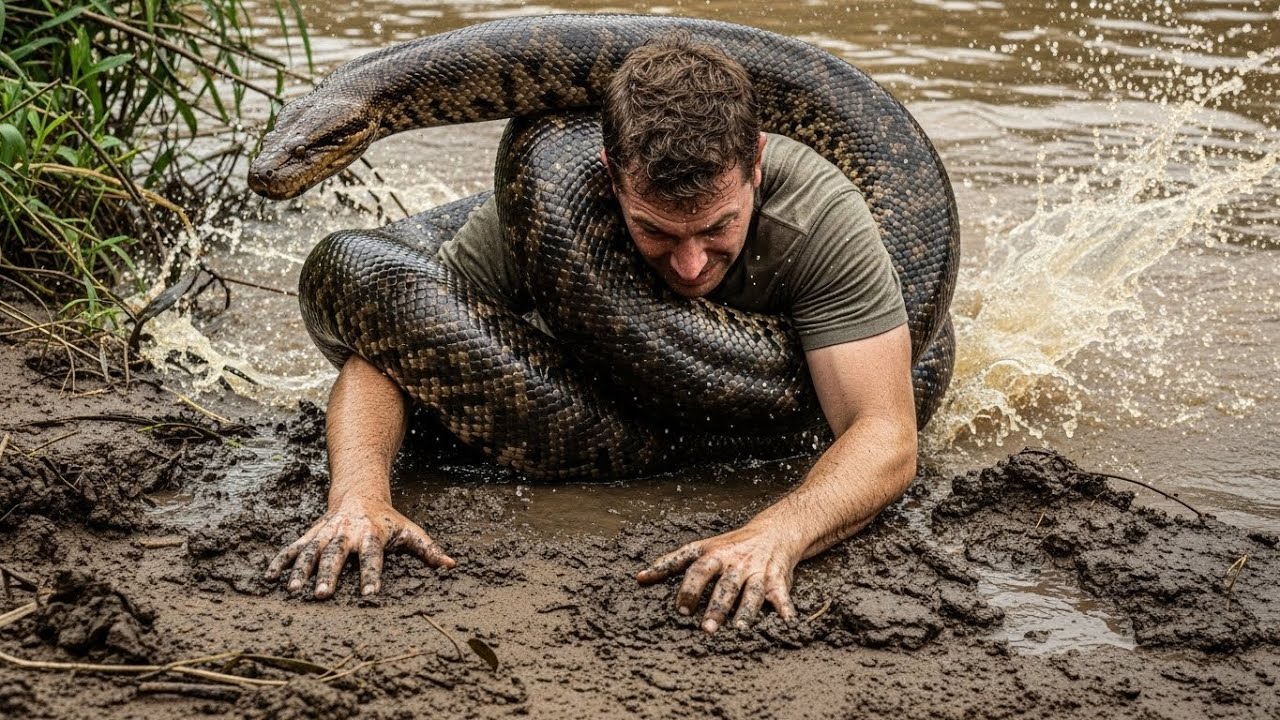 A Giant Anaconda Attacked a Man &mdash; What the Gorilla Did Next Shocked Everyone 😱