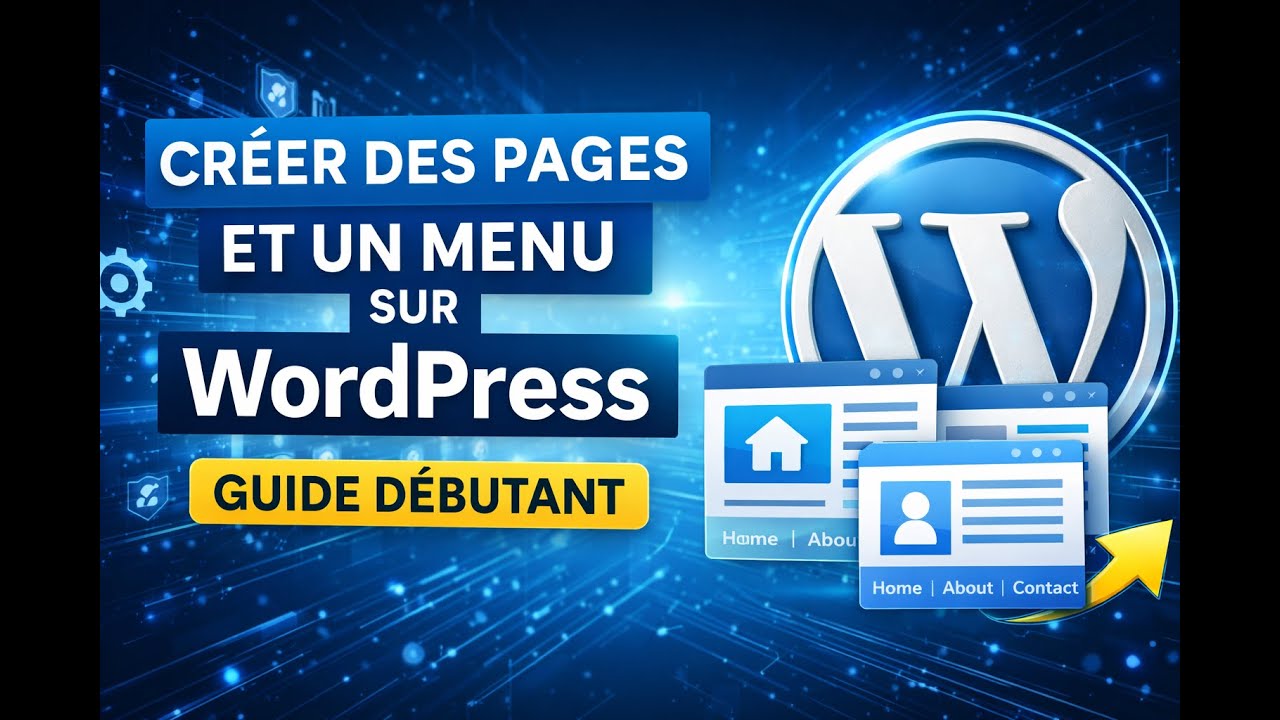 Créer des pages et un menu sur WordPress – Guide débutant