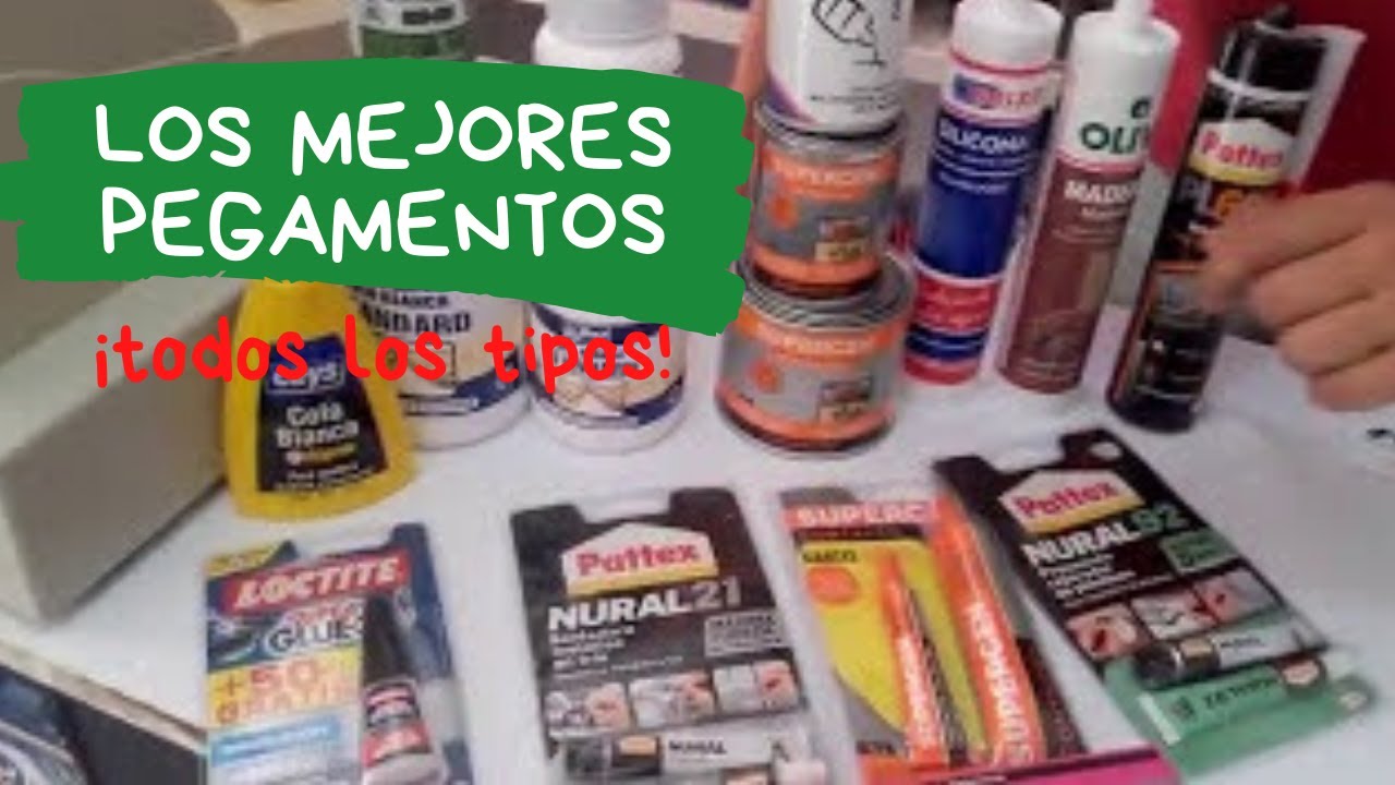 Los pegamentos más fuertes, tipos y usos. La guía total