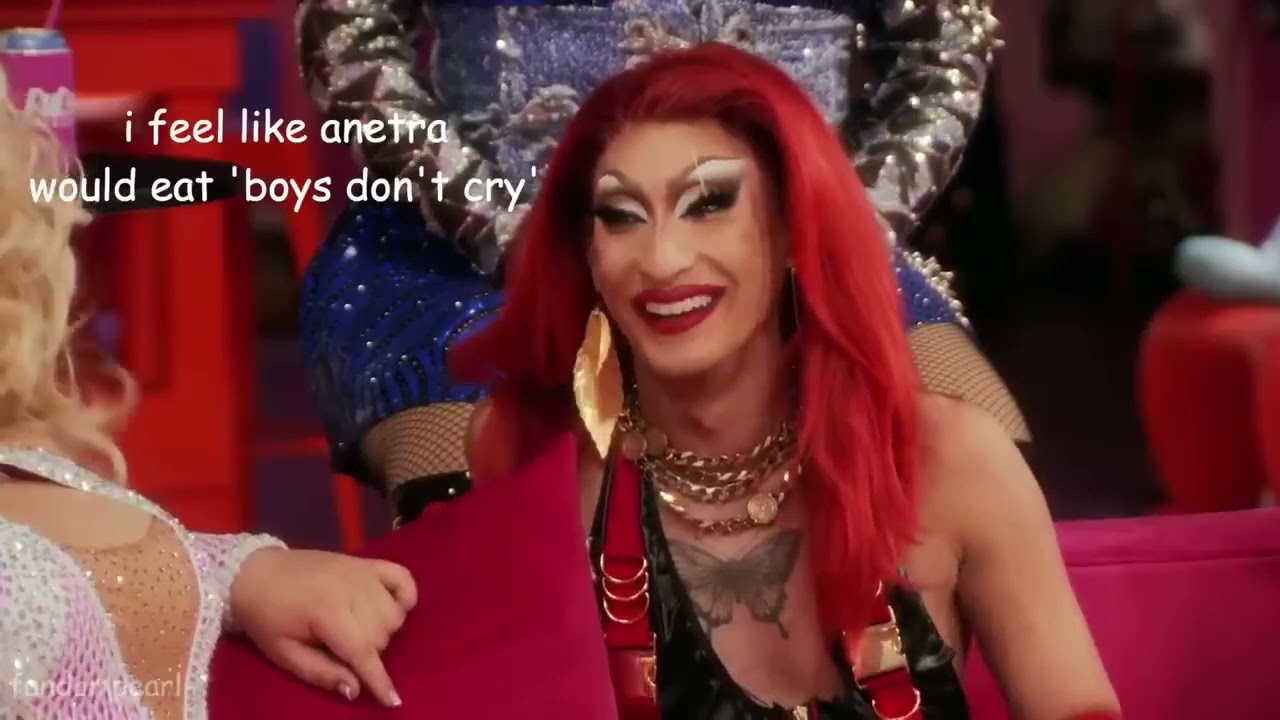 anetra being iconic for 8 minutes straight