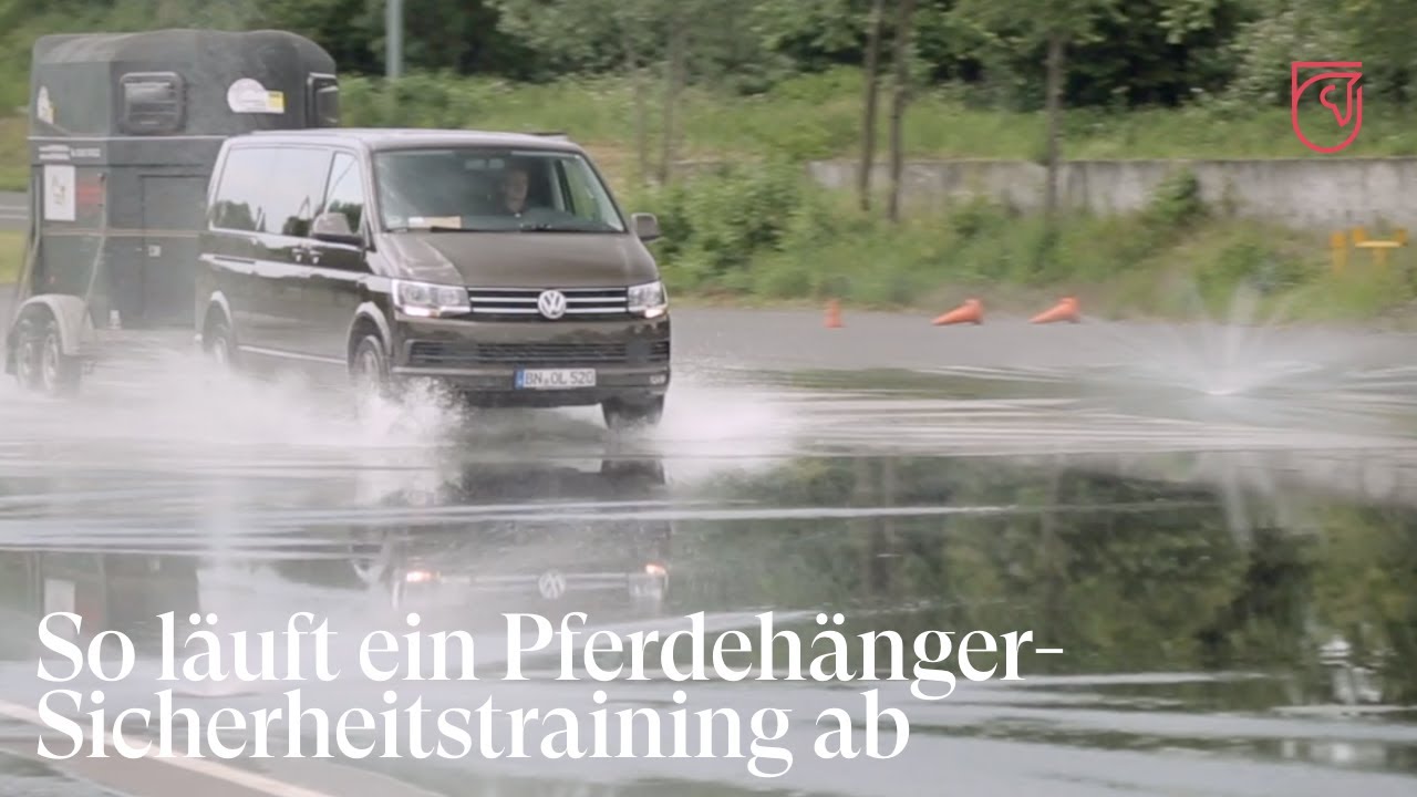 Fahrsicherheitstraining mit Pferde-Anhänger