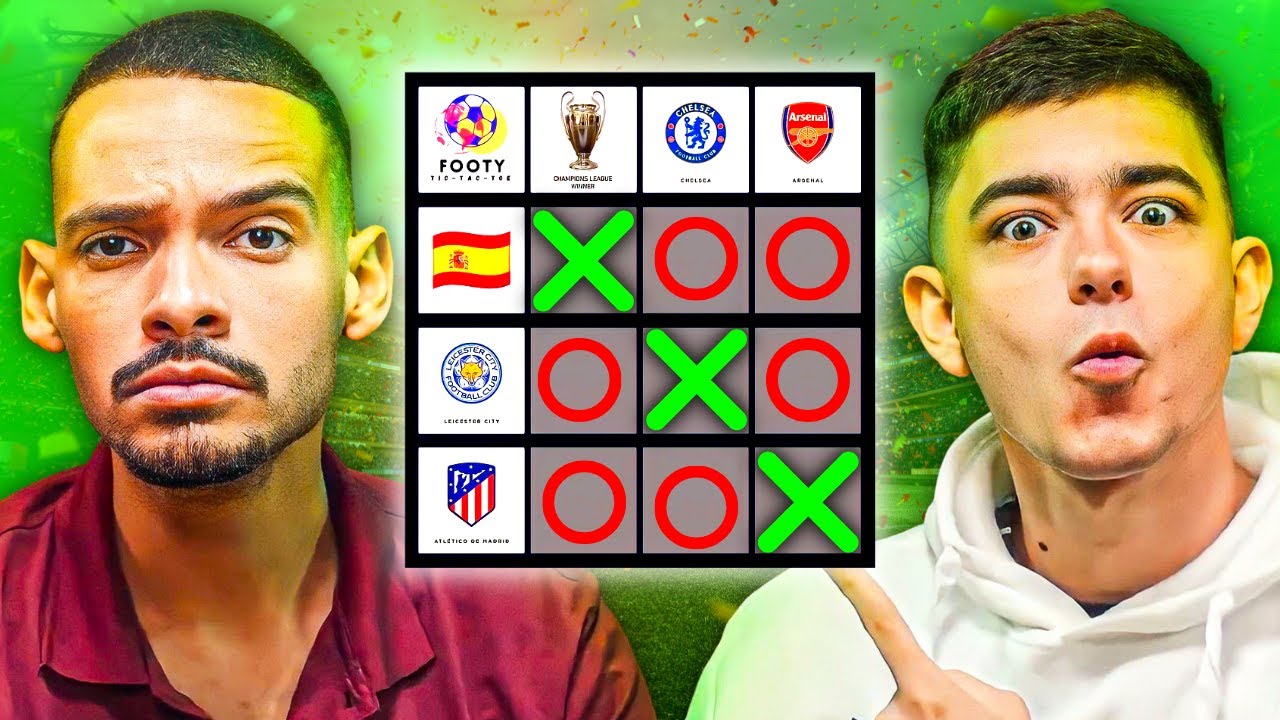 FOOTY TIC TAC TOE | WILL VS VINCENT