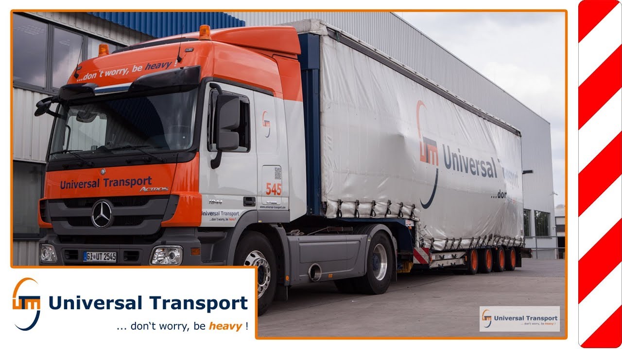 Universal Transport - Safely stored under tarp despite overwidth