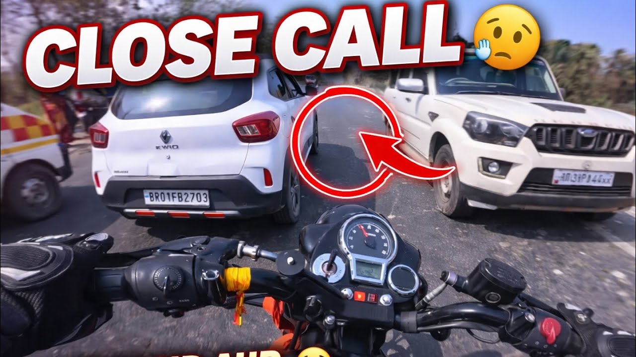 Close Call 😥 | 1 Second Aur To Gaya Tha! 😱 Bike Vlog Near Accident
