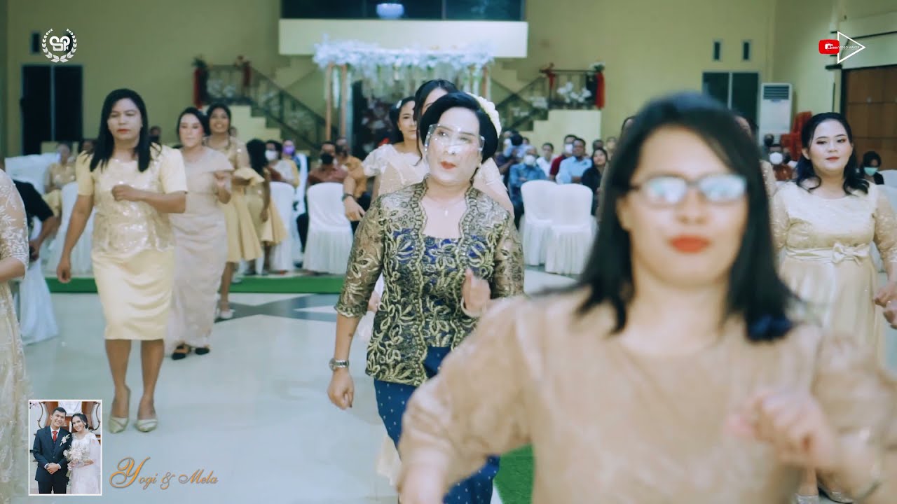 goyang zumba dance mak mak keren | kejutan pengantin |2021