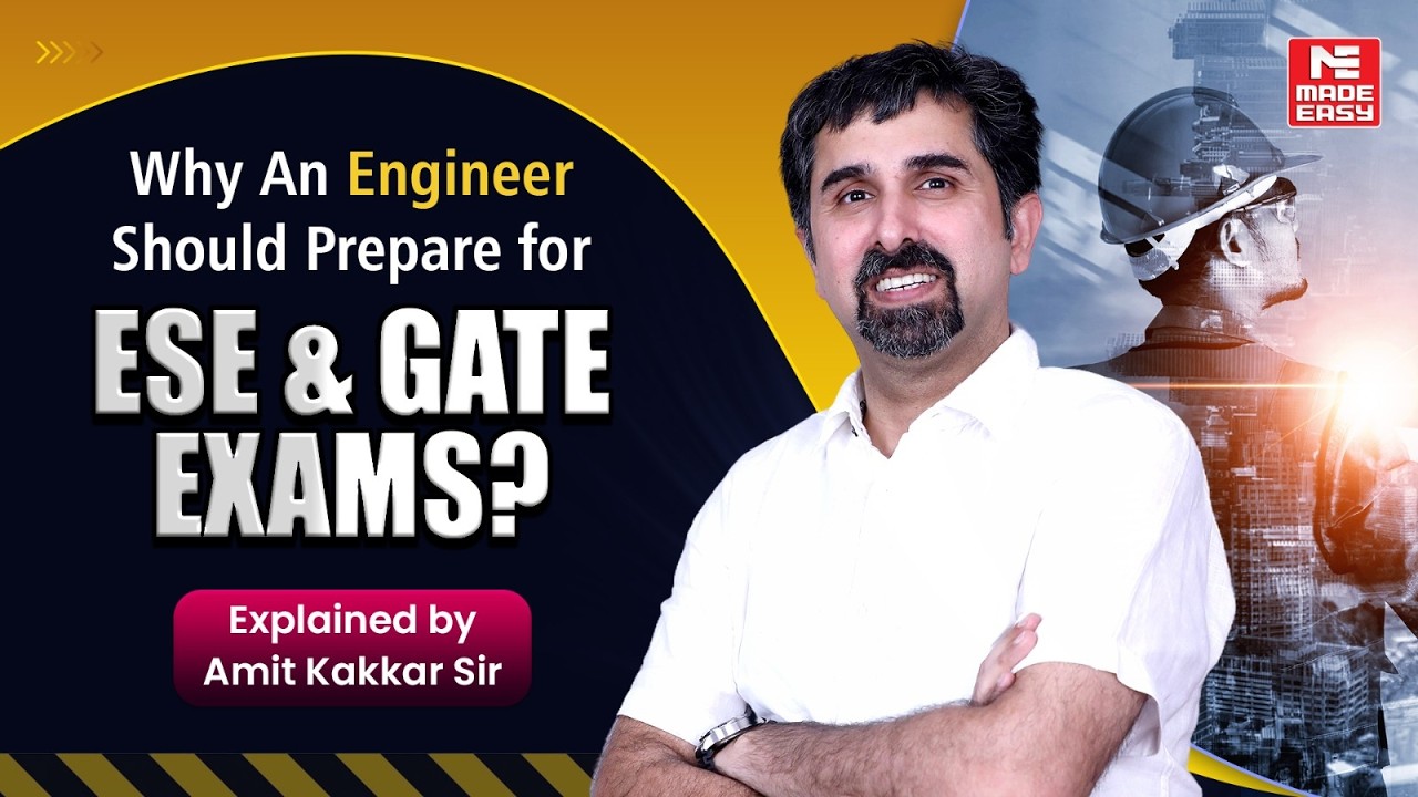 Why Engineers Should Never Skip ESE & GATE Preparation | Career Guidance by Amit Kakkar Sir!