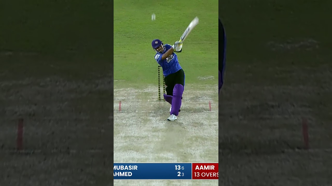Mubasir Goes Big That&rsquo;s Three SIXES In A Row 🚀#FSDvLHRW | #NationalT20Cup #Shorts #Sportstv  MZA1H