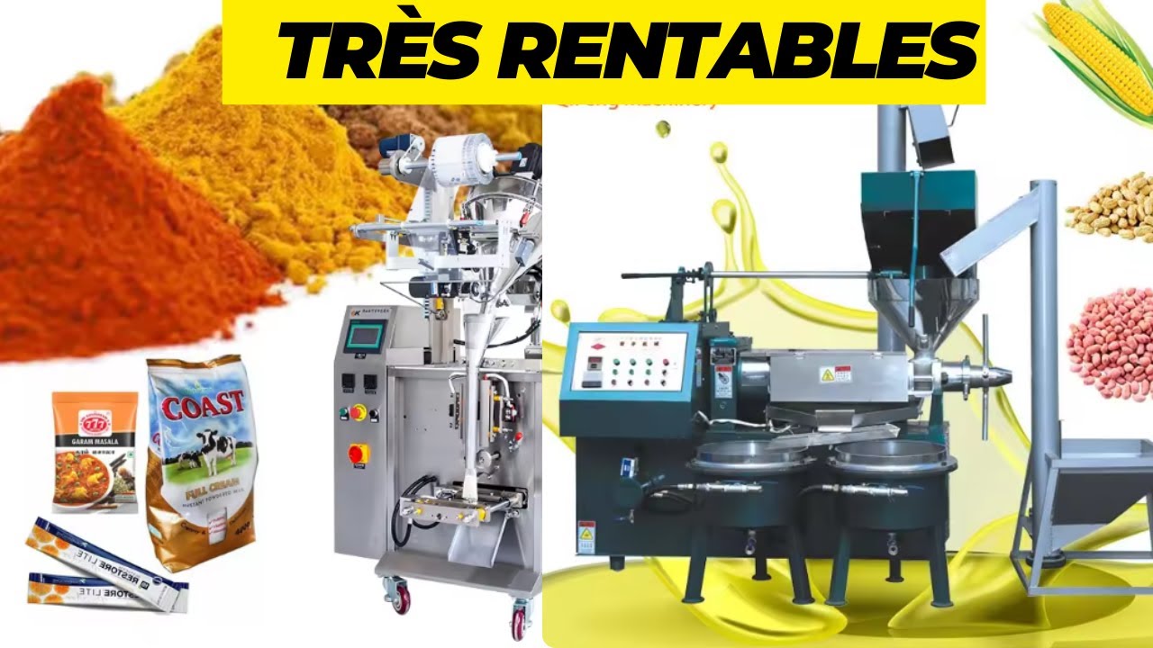 Machines industrielles en Afrique transformant les piments en poudre d'huile végétale