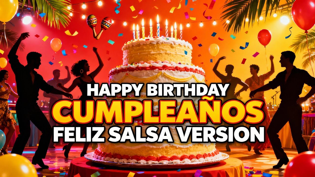 Happy Birthday / Cumpleaños Feliz in Salsa Vibes 🎉🔥 Cheerful Latin Edition