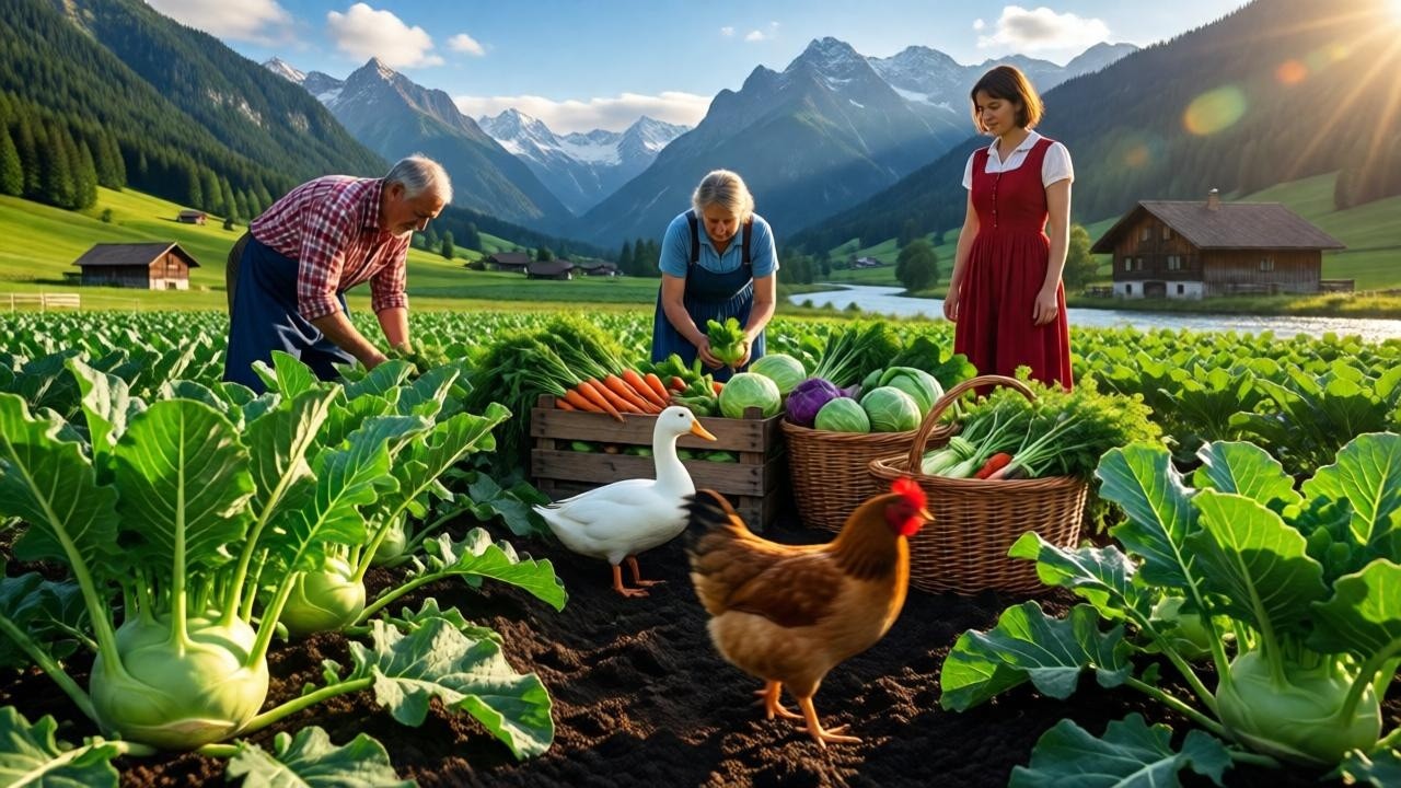 Peaceful Rural Life – Growing Kohlrabi the Easy & Natural Way