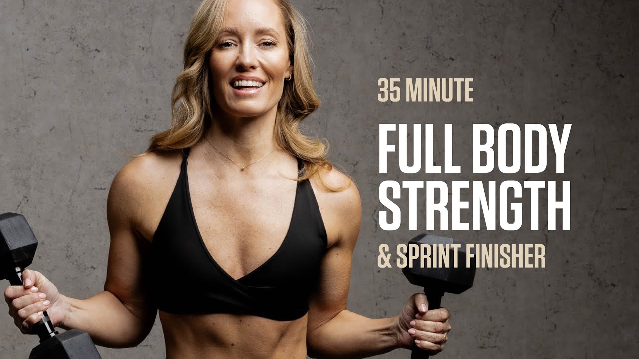 35 MIN Full Body Strength Workout (+ Sprint Finisher) 🔥