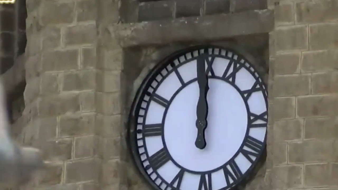 Clock Tower Of MozzamJahi Market Is Chiming on 12:00 pm On Day