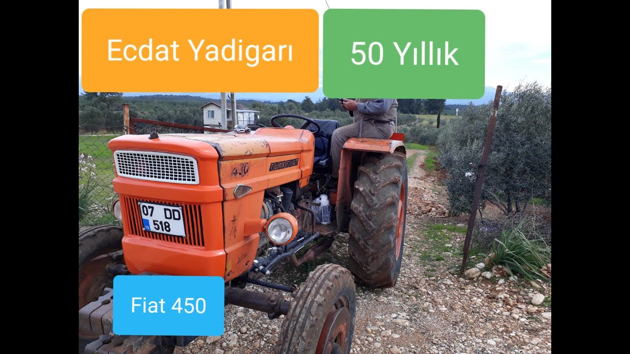 Yarım Asırlık Ecdad Yadigarı | Fiat 450 Traktör Tanıtımı ve Bakımı