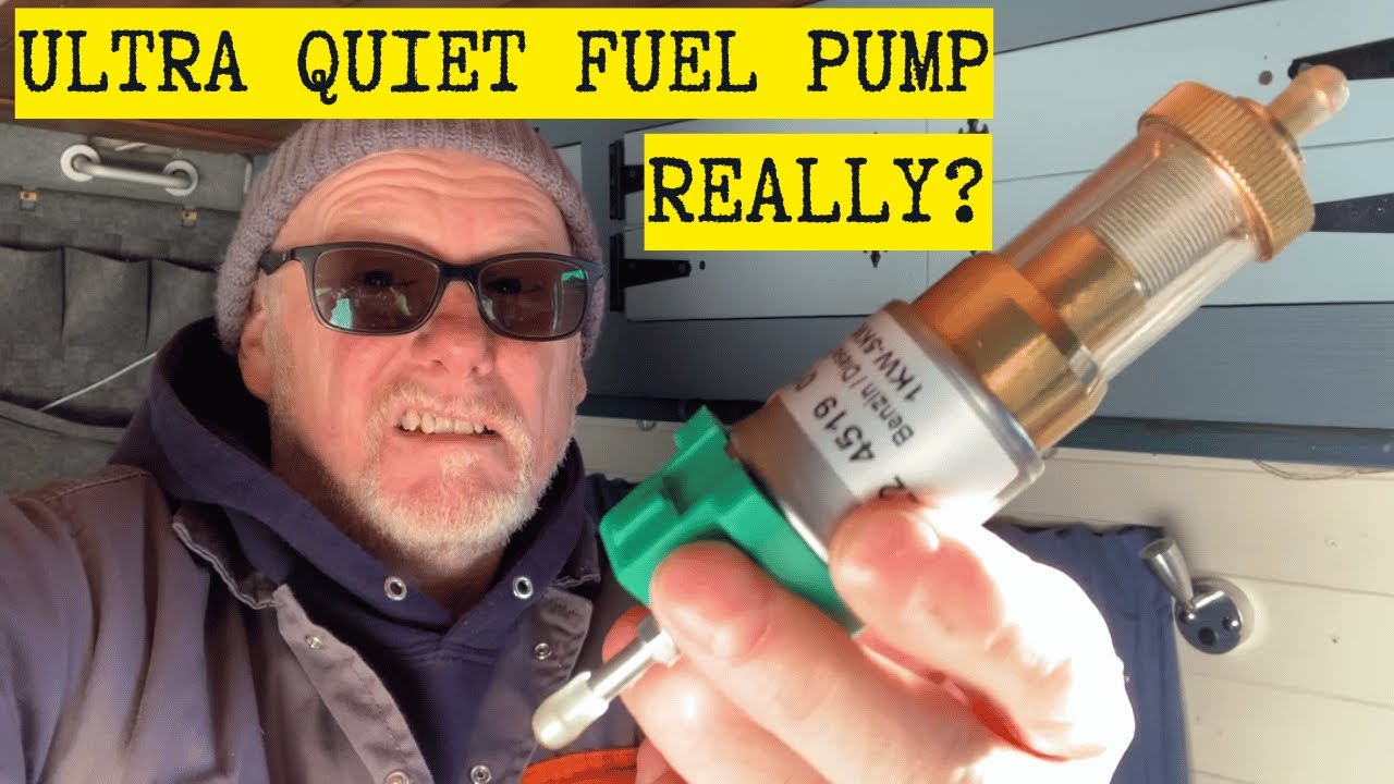 NEW ULTRA QUIET CHINESE DIESEL HEATER FUEL PUMP / REVIEW & TEST