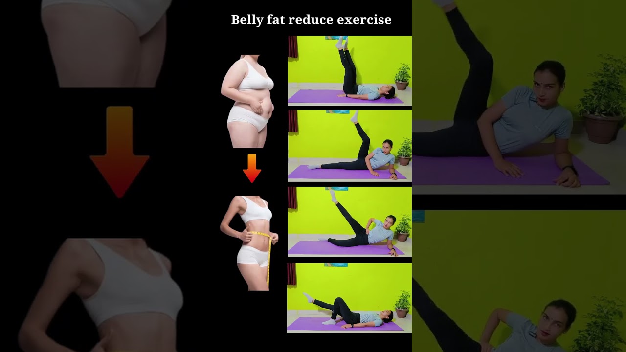 Belly fat burning exercise at home #fattofit #fatreduce #bellyfatloss #homeworkouts #fatyoga