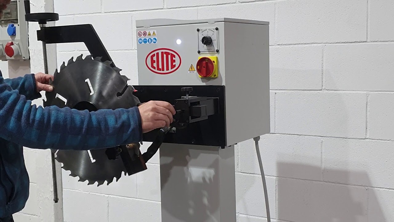 ELITE SOLDAmaq 1200 - Soldadora de plaquitas de metal duro en sierras circulares