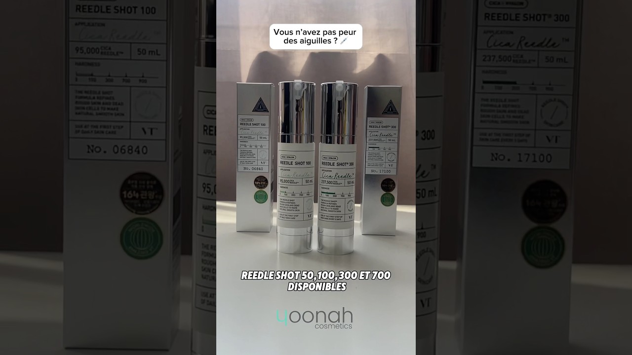 Reedle Shot 50, 100, 300 et 700 sont disponibles chez Yoonah 🧏🏻‍♀️💉