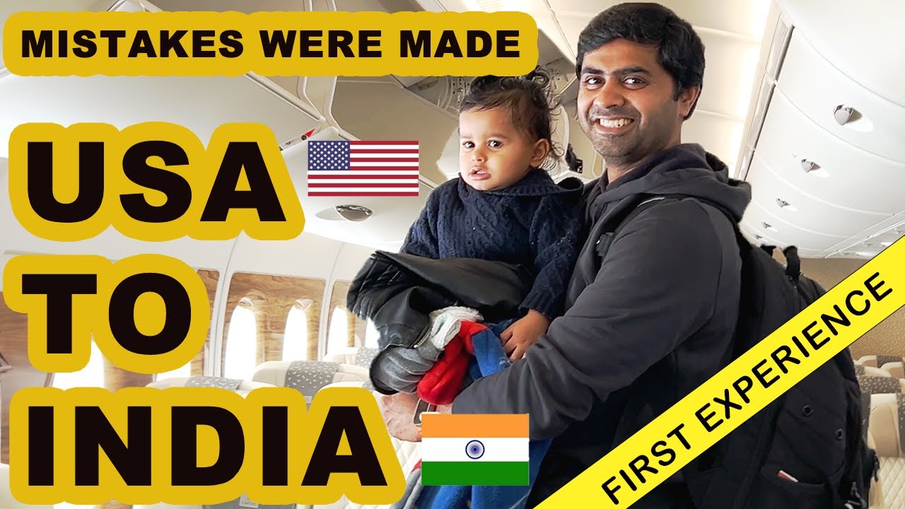 USA TO INDIA with 18 month old baby | Emirates Experience | Baby first flight | Flying With Toddler