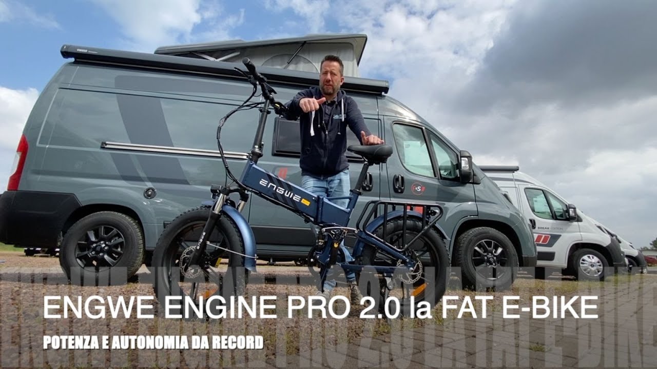 ENGWE ENGINE PRO 2.0 la FAT E-BIKE pieghevole definitiva! Perfetta per il gavone del camper