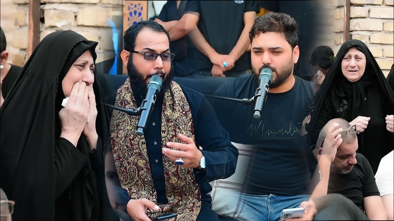 مجلس عزاء المرحوم الشاب / محمد التميمي / أثر حادث مؤسف بحضور الناعي ملأ أركان والمنشد حامد الغالي