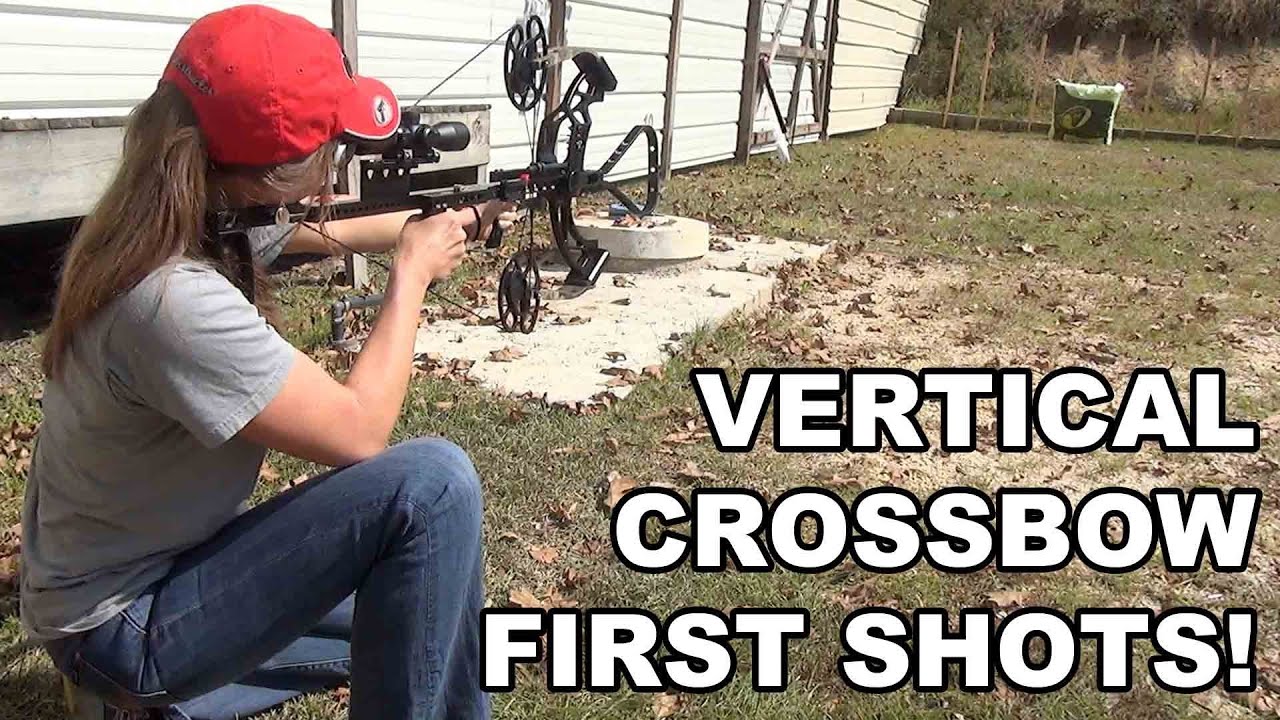 Bullpup Vertical Crossbow! First Shots with Hickory Creek's Wonderbow