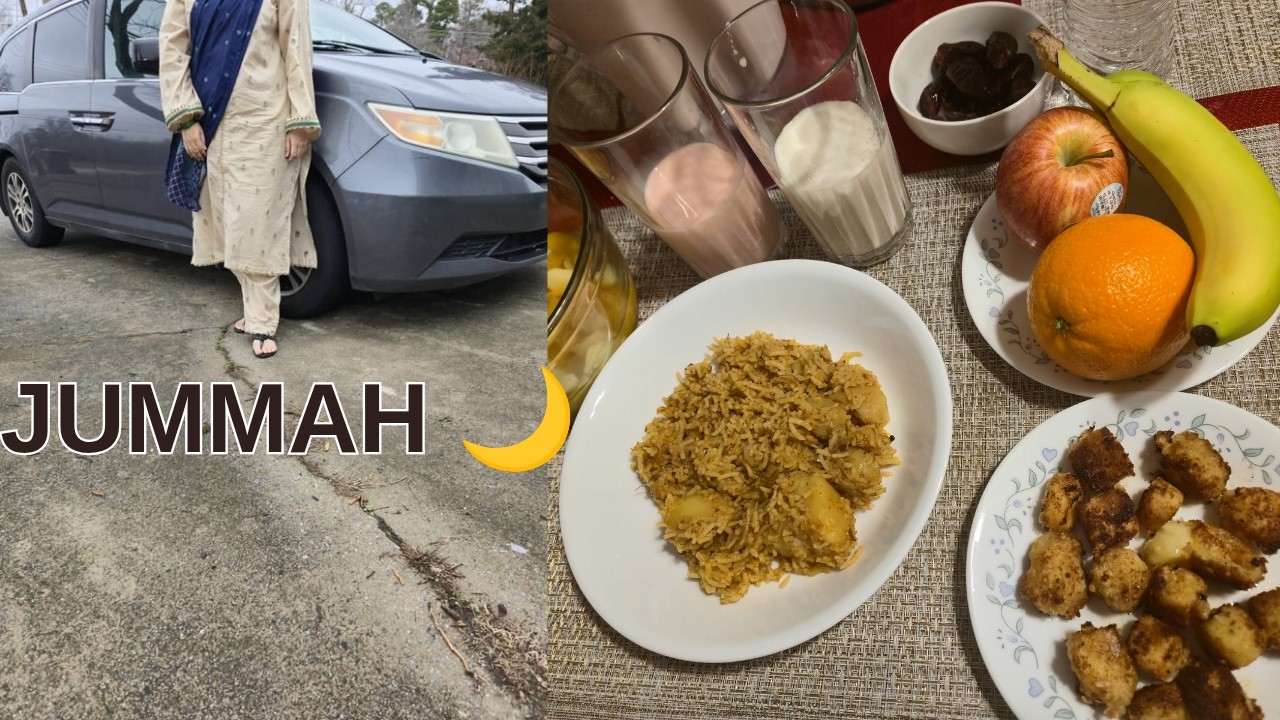 Ramadan Friday Vlog 🌙 | New Outfit | Peaceful Recitation 🇵🇰🇺🇸