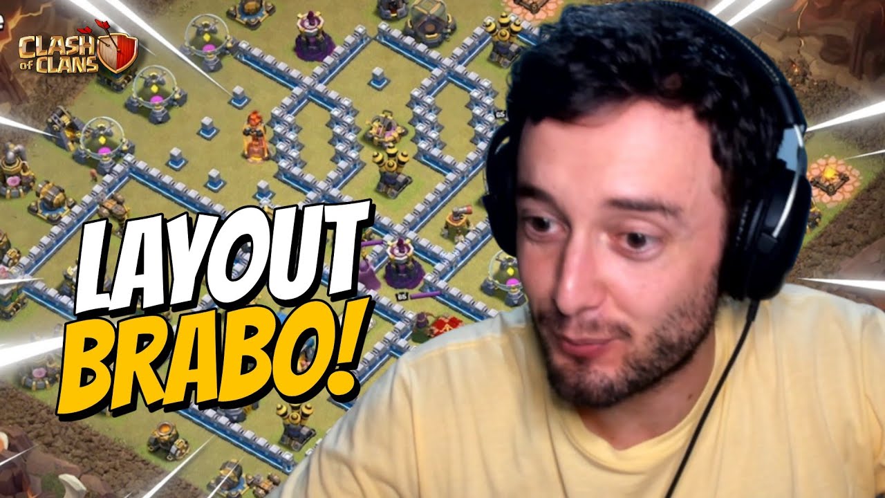 MAIS UM LAYOUT QUE MITOU NA GUERRA ! 6 ATAQUES PRA FECHAR ESSA BASE DE CV12 NO CLASH OF CLANS !