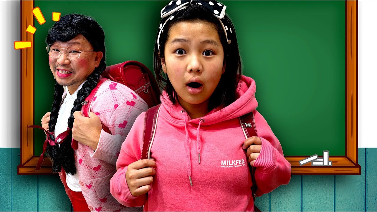めいちゃんの学校の宿題を一緒にやる1日とお友達が家に遊びに来るスゴすぎる1日