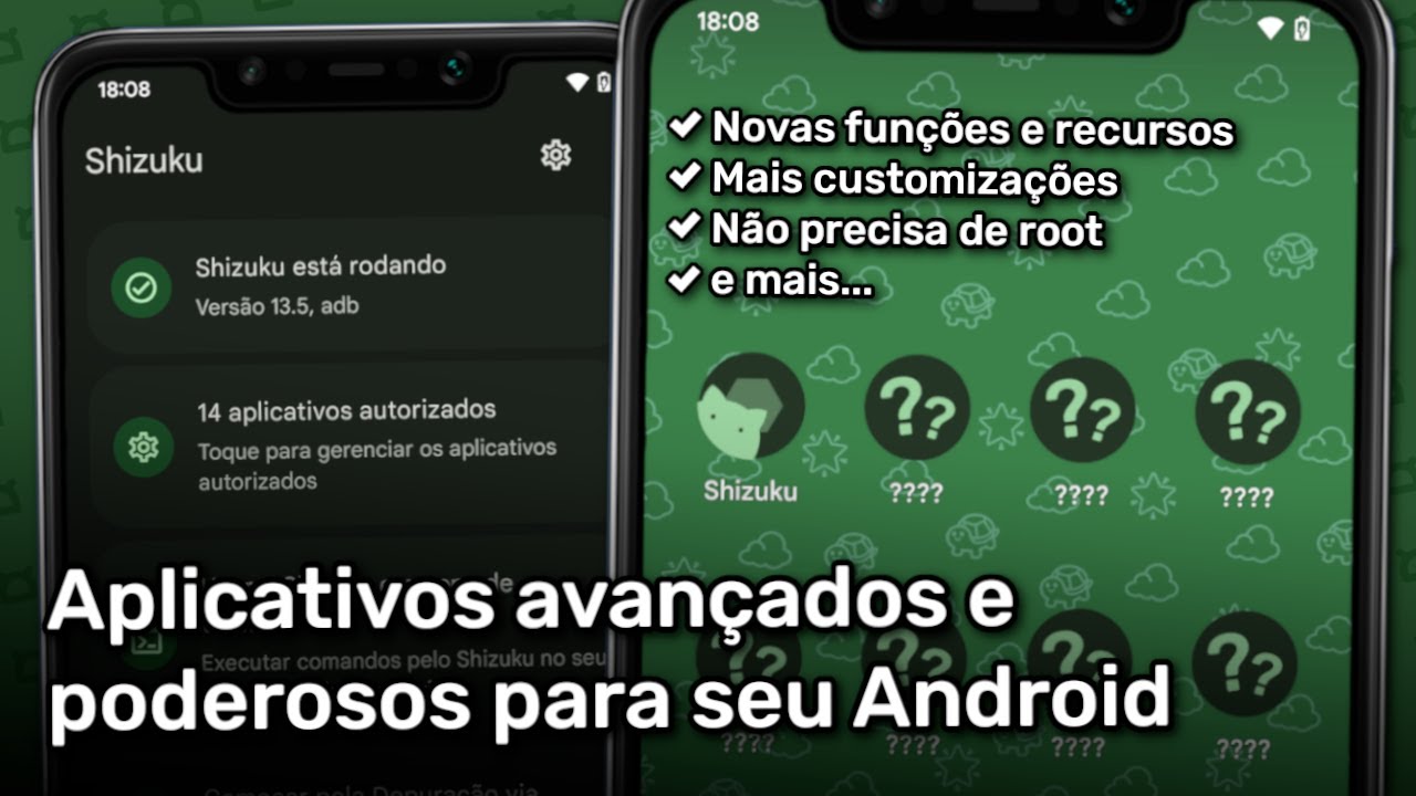 Aplicativos avançados e poderosos para seu Android! (Apps para usar com o Shizuku)