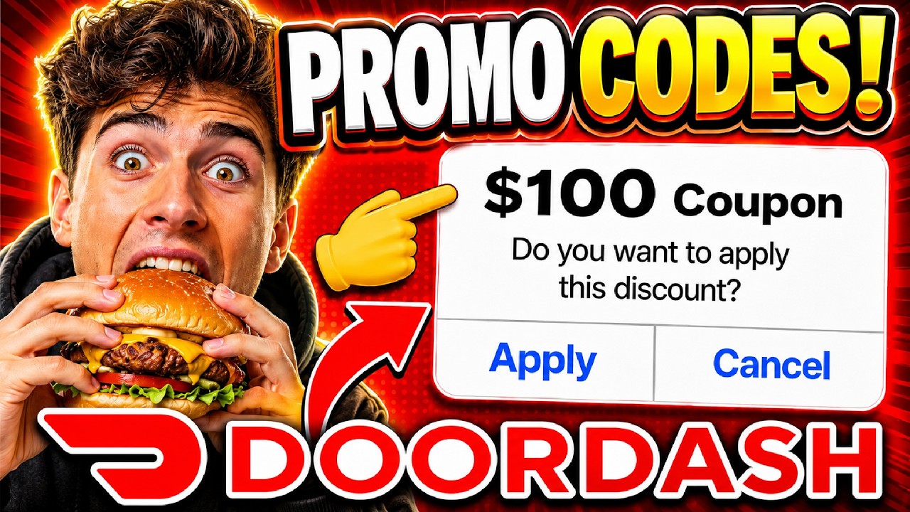 *NEW* Doordash Promo Code 2026 ✅ UPDATED $100 Coupon Codes for Doordash (TESTED)