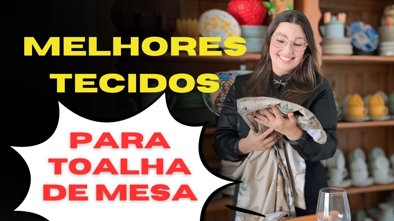 MELHORES TECIDOS PARA TOALHA DE MESA