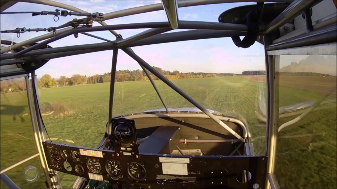 Landing and takeoff on airstrip Př&iacute;chvoj - Rans S6ES Coyote II