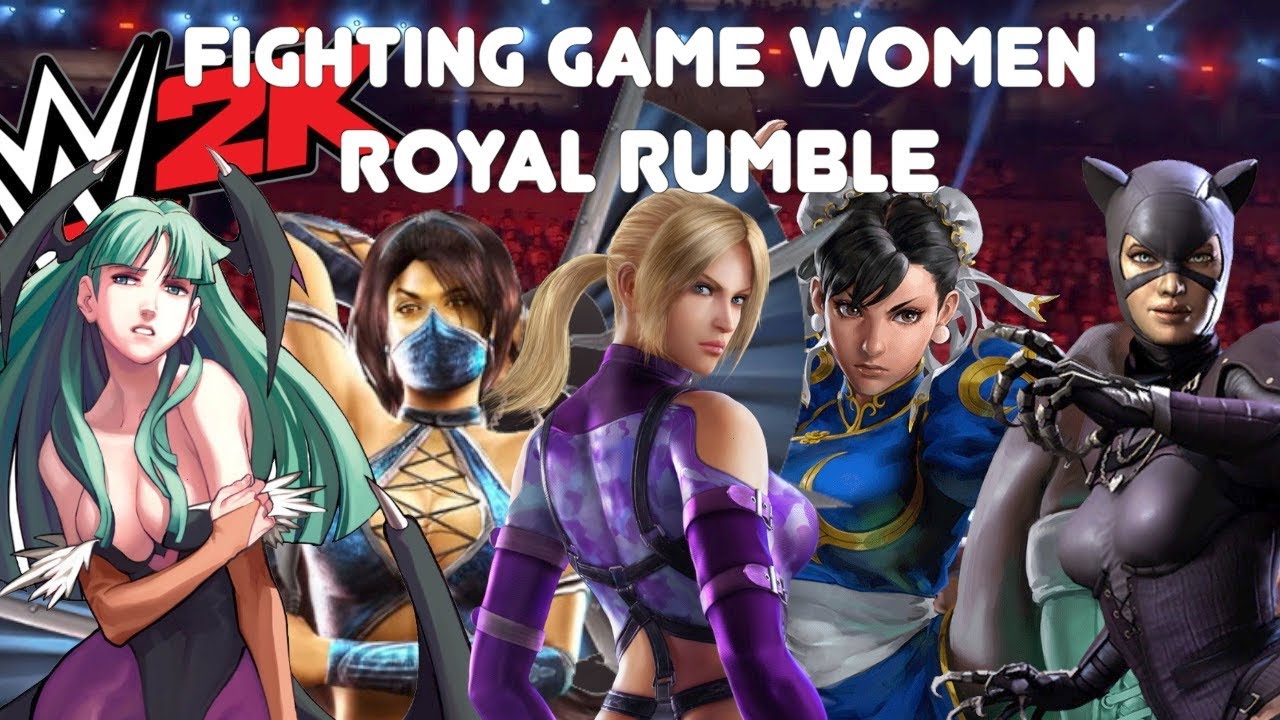 WWE 2K22 30-Woman Rumble (Fight Game Characters) - Royal Rumble