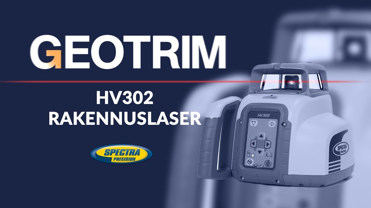 Rakennuslaser Spectra Precision HV302