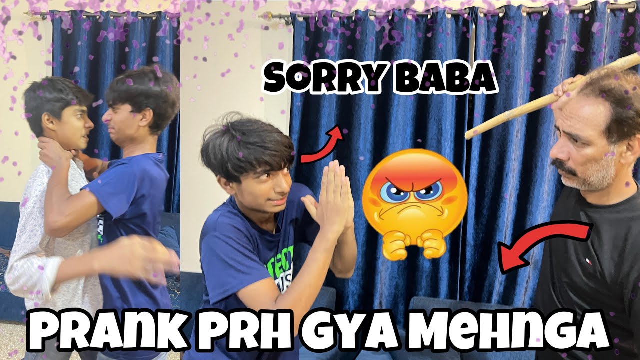 Prank on my Father ||osker ke puppies 🐶 Chori hogye😱🤬||