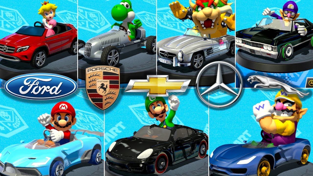 Mario Kart 8 Deluxe... But With ACTUAL REAL LIFE CARS?!