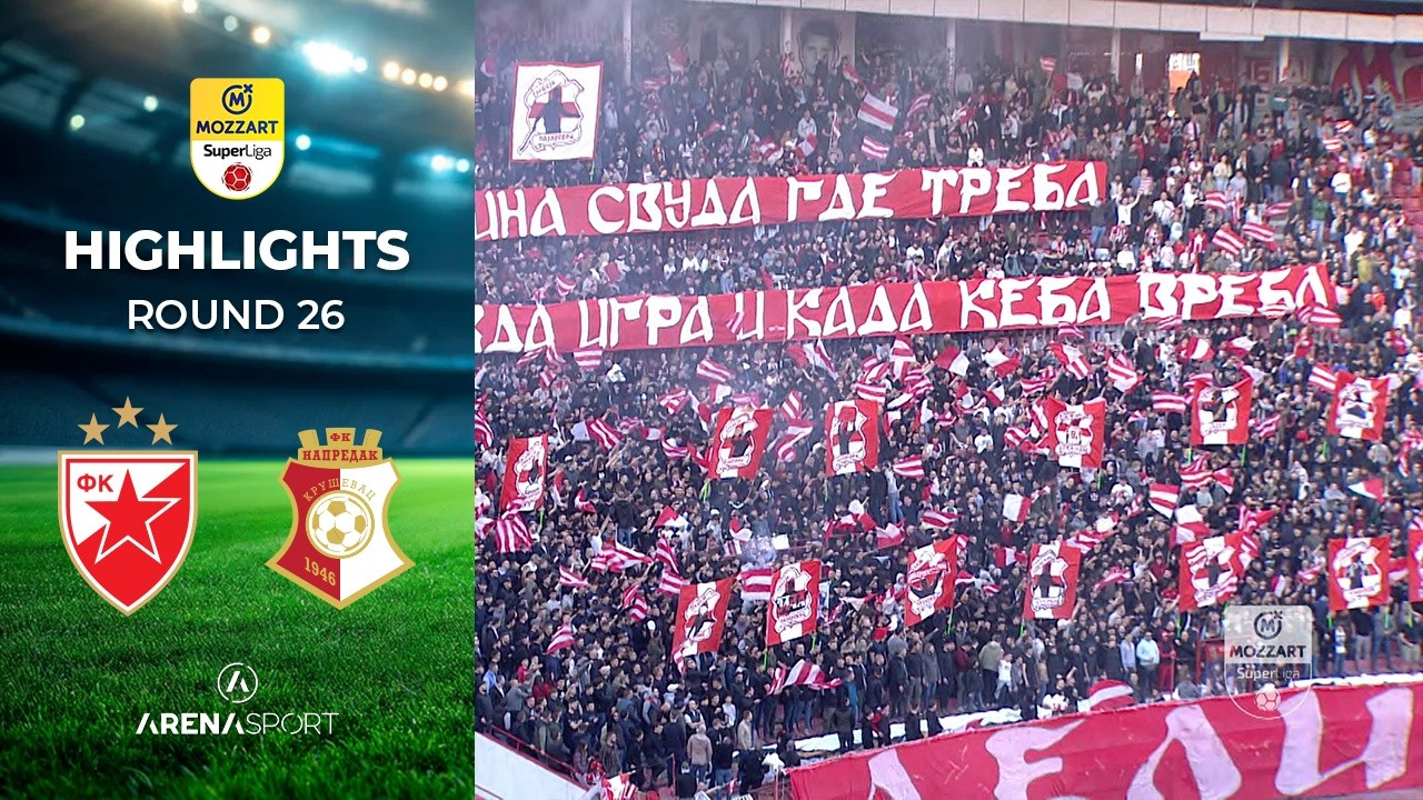 Crvena zvezda - Napredak  4:0  | MOZZART BET SUPERLIGA SRBIJE (26. kolo) | 08. mart 2026.