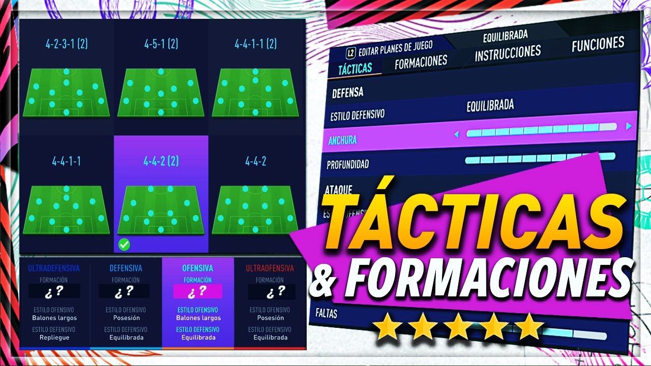 MEJORES TÁCTICAS Y FORMACIONES de FIFA 21!!!🏆+ (PLANTILLA 2 MILLONES)✅
