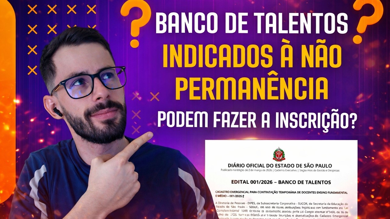Quem Foi Indicado à Não Permanência Pode Entrar no Banco de Talentos?